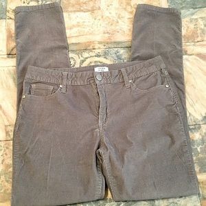 👑Crown & Ivy Grey Corduroy Slim Jean (4)👑